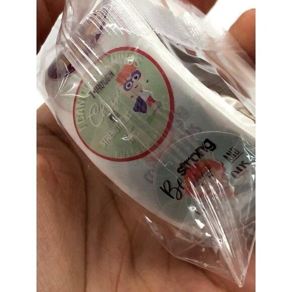 Inspirational Bible Verse Thank You Stickers Roll 4 Alternative Designs 500 1in - Picture 3 of 8